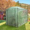 Walk-In Greenhouse Garden Shed Plant Storage Green House Pop-Up Windows