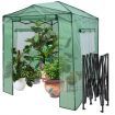 Walk-In Greenhouse Garden Shed Plant Storage Green House Pop-Up Windows