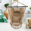 Hammock Chair with Soft Pillow & Cushions for Home & Backyard