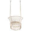 Folding Hanging Chair with Braided Brushes up to 160kg Loadable