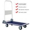 Folding Push Cart Dolly with 360 Degree Swivel Wheels for Garage/Kitchen