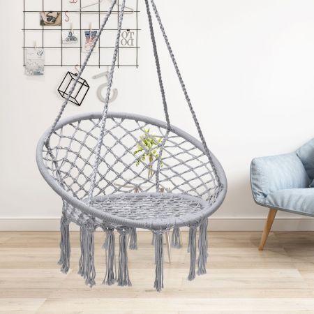 Macrame Hammock Swing Chair for Relax (without Metal Stand)