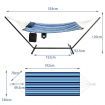 Hammock Chair Stand Set with Soft Cushion and Pillow for Outdoor