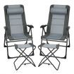 Folding Recliner Chair with 7-Position Adjustable Backrest