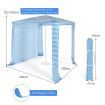 Foldable and Portable Beach Canopy with Sun Protection for Beach and Patio