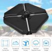 4 Pieces Cantilever Umbrella Base with Concave Handles