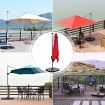 4 Pieces Cantilever Umbrella Base with Concave Handles