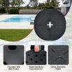 4 Pcs Water & Sand Filled Heavy Duty Patio Umbrella Base