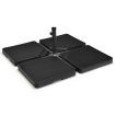 4Pcs 13L Cantilever Offset Patio Umbrella Base