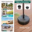 Round Fillable Umbrella Base Stand for Patio Market Table Umbrella