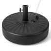 50 cm Fillable Round Umbrella Base Stand with 18 L Weight Capacity