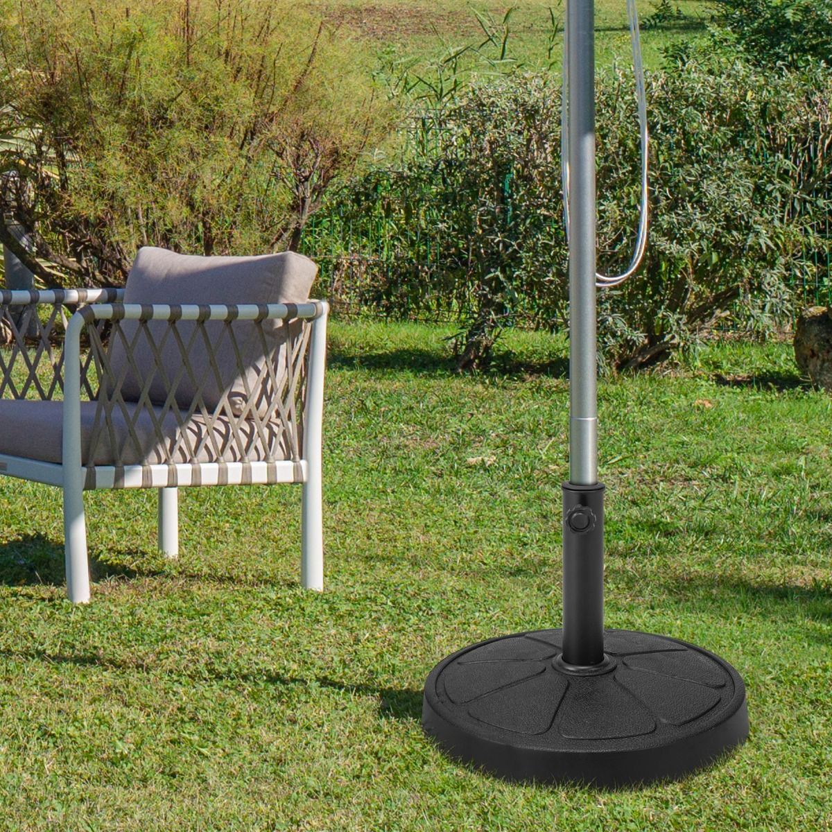 45CM Round Table Market Umbrella Stand for Outdoor Umbrella