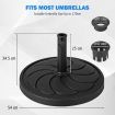 14KG Outdoor Umbrella Base Fit Umbrella Poles 38/48MM for Patio