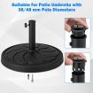 14KG Outdoor Umbrella Base Fit Umbrella Poles 38/48MM for Patio