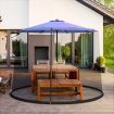 2.7-3m Outdoor Umbrella Mesh Screen Cover