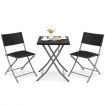 Functional 3-Piece Bistro Set for Garden