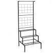 3-Tier Hanging Plant Stand with 3-tier Shelves for Living Room