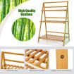 Folding Bamboo Plant Stand for Garden