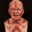 Halloween Horror Scar Man Mask Zombie Devil Mask Creepy Cosplay Mask Adult Party Props