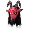 Satanic Beast Latex Mask, Red