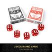 300 Poker Card Chips Professional Casino Dice Dealer Game Play Set Small Big Blind Holographic Eagle Aluminium Case