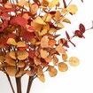 6 Pcs Artificial Eucalyptus Stems Fall Decorations with Fall Eucalyptus Leaves Autumn Decorations for Office and Home Artificial Plants for Floral Arrangement