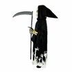 Grim Reaper Costume Kids Glow in the Dark Deluxe Phantom Halloween Party Carnival 130-140cm Spooky Dress Up Cosplay