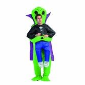 Inflatable ET Alien Costume  Funny Blow up Costume Cosplay Party Christmas Halloween Costume for Adult 150-190CM