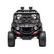 Kids Electric Car UTV Ride On Battery Remote Control Toy Vehicle Off Road Charging Racing Jeep 12V Black Lights Music Radio Rear Storage