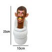 Skibidi Toilet Plush, Titan Speakerman Plush,23cm Skibidi Toilet Head Plushies Toys