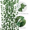 86 FT Artificial Ivy Fake Greenery Leaf Garland Plants Vine Foliage Flowers Hanging for Wedding Party Garden Home Kitchen Office Wall Decoration (12 Pack)