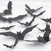 24 pcs 3d Halloween Led Night Light Bat Holiday Party Window Garage Decoration Pet