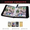 PU Leather 900 Card Binder with 9-Pocket Pages for Pokemon TCG and Sports Trading Cards Collection 50 Sleeves Included
