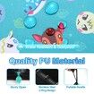 PU Leather Mini Amiibo Card Binder with Sleeves NFC Tag Game Collection Album Holds 300 Slots