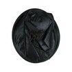Women Halloween Witch Hat Black Pleated Wizard Hat Bat Hat with Bat Pendant for Halloween Cosplay Party Costume