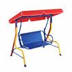 Kids Swing Chair Canopy 2 Seater Garden Hammock Outdoor Furniture Lounge Bench Patio Backyard Toddler Activity Play Centre Glider Safety Belt