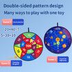 29" Large Fabric Dart Board for Kids with Sticky Ball Double-sided Pattern Design Indoor/Sport Outdoor Fun Party Play Game Toys for Age 3+