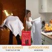 Fire Blankets Emergency for Kitchen Home,Prepared Emergency Fire Retardant Blanket for Home Fireproof Blanket for Camping,Grill,Car,Office,Warehouse,School,Picnic,Fireplace (4Pack)