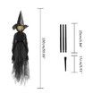 Light-Up Witches with Stakes, Halloween Decorations, Outdoor Holding Hands, Screaming Witches, Sound Activated Sensor Decoration(3 Pack)