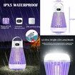 Bug Zapper Outdoor Indoor Mosquito and Fly Killer Electric Rechargeable Insect Trap   Cordless Bug Zappers USB Bug Bulb LED Light Mosquito Trap