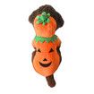 Dog Cat Halloween Pumpkin Costume,Pet Cosplay Costumes,Puppy Warm Outfits Fleece Hoodie Animal Autumn Winter Clothes (L Size)