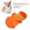 Dog Cat Halloween Pumpkin Costume,Pet Cosplay Costumes,Puppy Warm Outfits Fleece Hoodie Animal Autumn Winter Clothes (S Size)