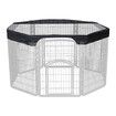 Dog Pen Cover Pet Playpen Cover, Dog Sun Proof Top Cover Pet Pen Mesh Top Cover Fits All Pet Pen 24Inch 8 Panels (Playpen Not Include)