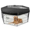 Dog Pen Cover Pet Playpen Cover, Dog Sun Proof Top Cover Pet Pen Mesh Top Cover Fits All Pet Pen 24Inch 8 Panels (Playpen Not Include)