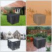 Fire Pit Cover Square 50 x50 Inch, Waterproof Heavy Duty Patio Fire Pit Table Cover, Water Wind and UV Resistant