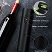 Electric Wine Opener Battery Operated Bottle Openers Reusable Wine Corkscrew for Kitchen Home Bar Restaurant - Black