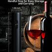 Electric Wine Opener Battery Operated Bottle Openers Reusable Wine Corkscrew for Kitchen Home Bar Restaurant - Black