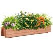 Fir Wood Raised Garden Bed Planter Box for Vegetable Fruits Herb Grow