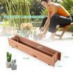 Fir Wood Raised Garden Bed Planter Box for Vegetable Fruits Herb Grow