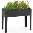 Elevated Metal Planter Box with Legs for Garden